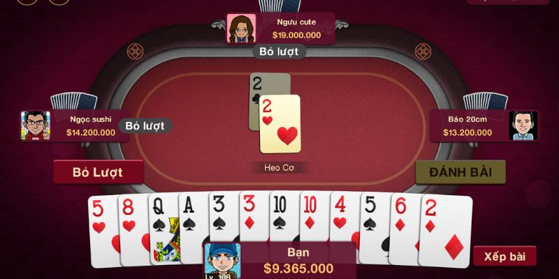 Game bài tiến lên với luật chơi đơn giản